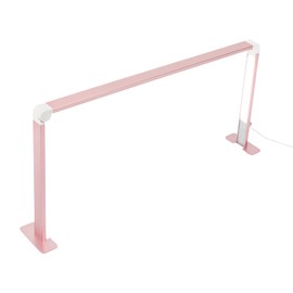 mignonnememe Nail Desk Lamp 36 W Folding Half Moon Nail Light 3 Color Temperature 4000-6500K 3000LM Arch Nails Tech Light for Professional Manicure Salon Beauty & Home Pink