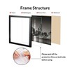 Annecy 22x22 Picture Frame Black（1 Pack）, 22 x 22 Picture