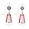 Hoshen Stainless Steel Cookie Scoop Durable Ice Meatball Scoop 5cm