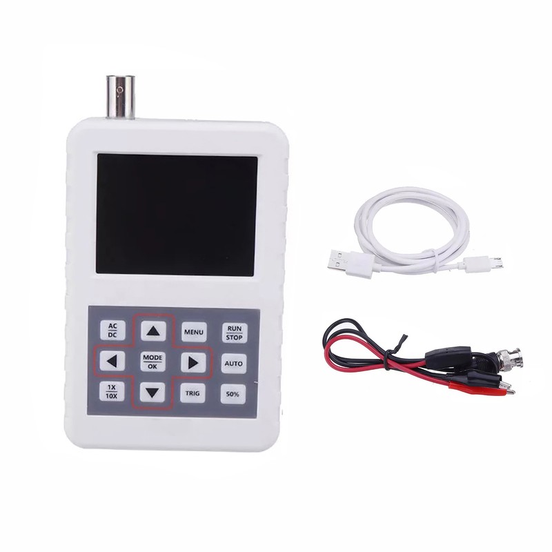 Digital Oscilloscope Handheld Oscilloscope Mini Size Oscilloscope with 5M Bandwidth