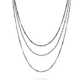 Liebeskind Berlin Necklace Made from a Chain Mix – 58 cm – Stainless Steel, stainless steel, No gemstone.
