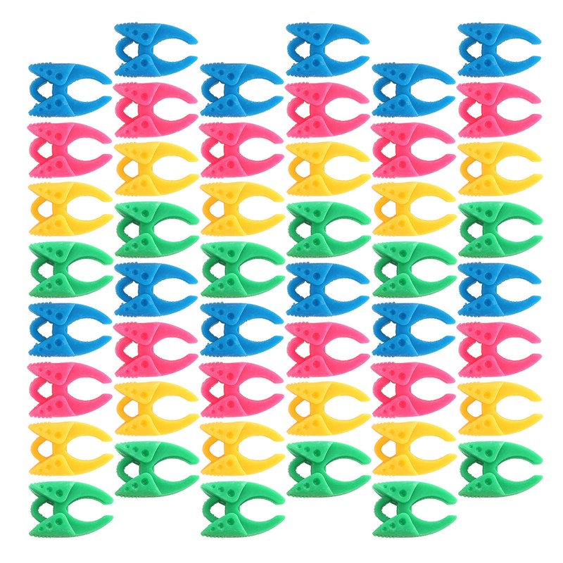 48Pcs Clamp Thread Saver Organizing Silicone Bobbin Clip Spool Sewing