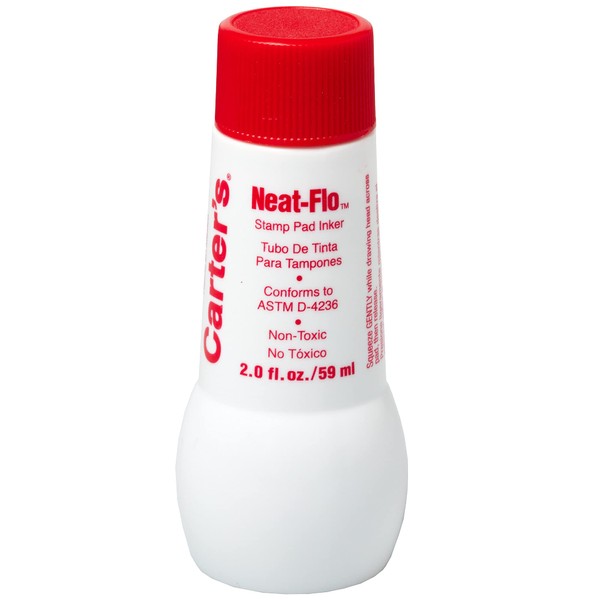 Carter's Neat-Flo Stamp Pad Ink Refill for Red Stamp Pads (21447)