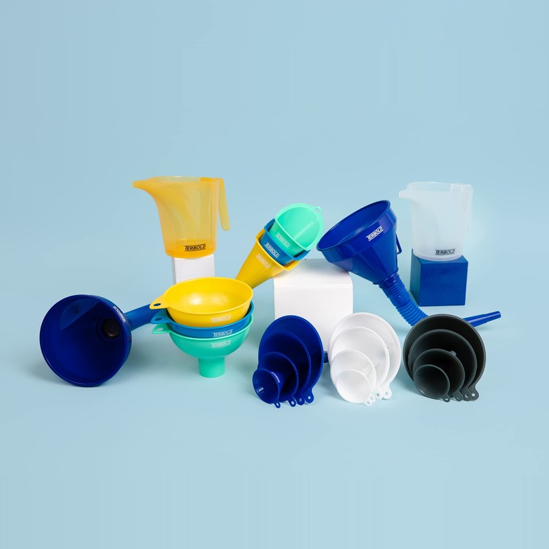 Terbold 4pc Funnel Nesting Set in BPA Free Plastic for