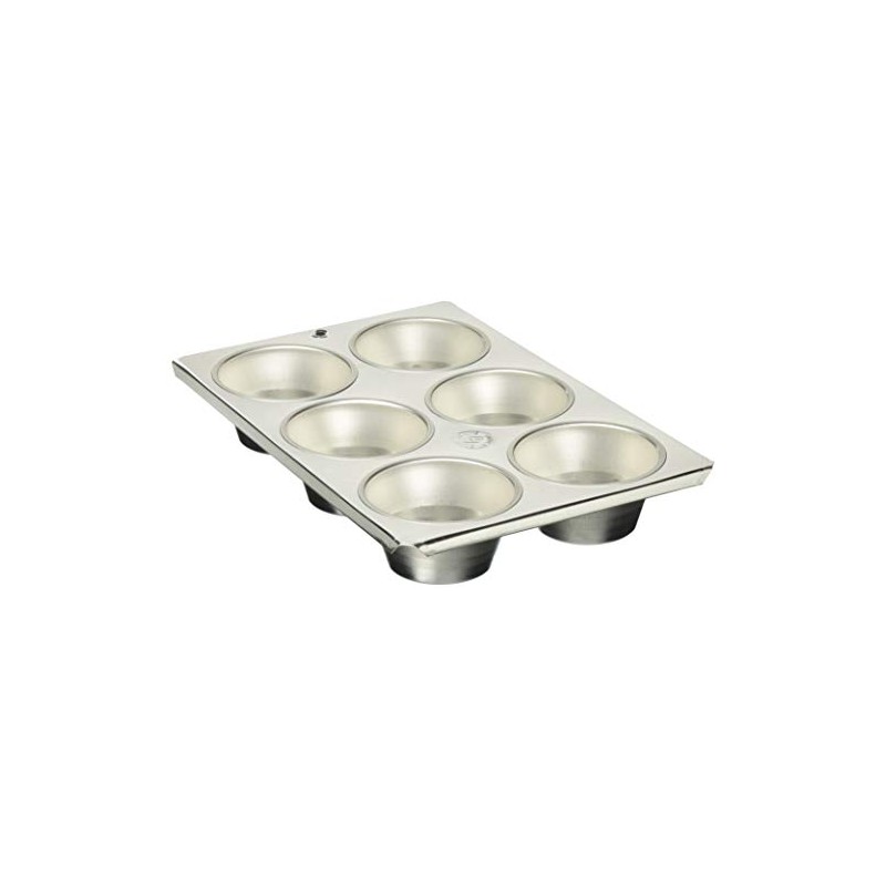 FK Tin Muffin Mold #100 Cup with 6 Silver
