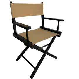 TBACW 2 Set (4pcs) Directors Chair Canvas Replacement Covers Kit for Directors Chairs,Movie Chair Replacement Canvas Seat and Back Oxford Cloth Cover for Home -No Wooden Frame (Beige)