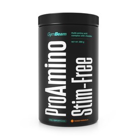 GymBeam GymBeam ProAMINO Stim-Free C Aminos?uren Komplex, Amino Komplex mit BCAA 4:1:1, L-Arginin, L-Glutamin, L-Tyrosin, L-Citrullin, L-Alanin, Beta-Alanin, Vitamin B3, B6, B9, B12, C (390 g, Watermelon)