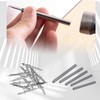 500 Pcs Double Headed Nails, Seamless Baseboard Wire Nails, Double
