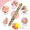 MWOOT 50 Stück Nagelfeilen, Nailart Doppelseitige Nagelfeile, Professionell Buffer Schmirgel