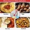 JXJYZLN Spaghetti Spoon Pasta Fork,Silicone Pasta Fork,11.2 inch Spaghetti Strainer