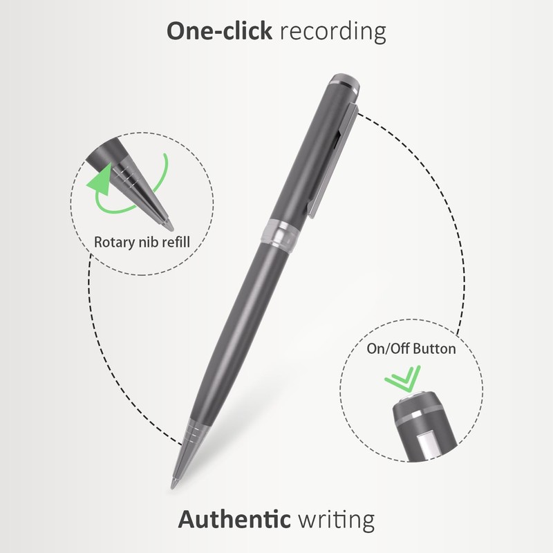 AUDIOFINA 3 in1 Luxury Rollerball Pen，USB-C，USB Flash Drive，with Pen Design,