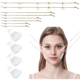 Face Lift Tape,40 Pcs Invisible Face Lift Tape & Skin Tightening Patches for Lifting Makeup Tool,Non-Slip Face Neck & Eye Lift Tape for All Skin Types (clear)