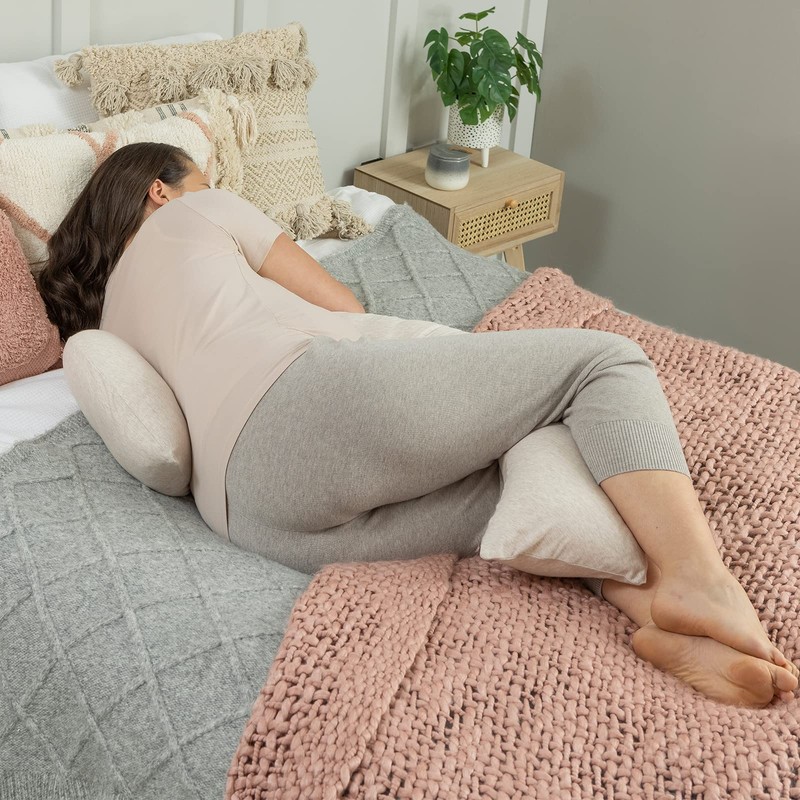 dreamgenii Pregnancy Support and Feeding Pillow Spare Cover - Beige