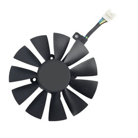 Coolerage 87mm DC12V 0.45A FDC10U12S9-C Graphics Card Cooling Fans for for ASUS ROG Strix GTX 980 1060 1070 1080 Ti RX 480 580 R9 390X Gaming GPU Fans (Fan A)