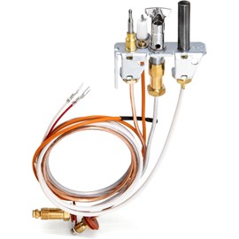 Criditpid 446-511A Propane Gas Pilot Assembly for Heat-N-Glo, Royal Gas Fireplaces, SRV446-511A LP Pilot Assembly Parts for Heat & Glo Gas Stoves and Fireplace.