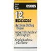 Dixon Round American Marking Crayons, Black, Pack of 12 (05005)