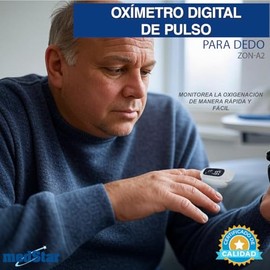 MEDSTAR  Oximetro de Pulso para Dedo de Lectura Rápida                                                                                                