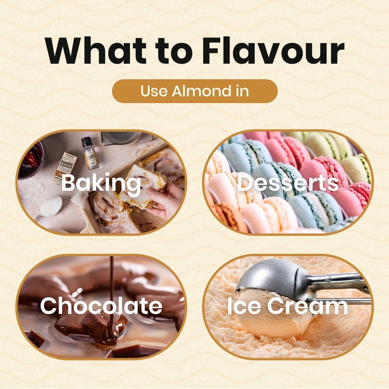Almond Natural Food Flavouring 15ml - Foodie Flavours