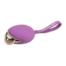 SchnullerHai Pink Dummy Bag Convenient for Storing 2 Pacifiers Dummy Box with Flexible Attachment