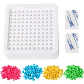 TRIXES Magnetic Key Holder for Wall Hanging - Space Saving Key Storage with No Drilling - Customisable with Coloured Pins