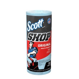 SCOTT Shop Towels Blue Rolls - 55 Count 2 Rolls