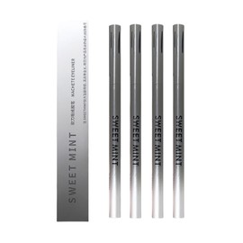 LIANGNISHI Waterproof Eyeliner, Red Smoky Color, Cool Eye Makeup, Suitable for Sensitive Skin, Waterproof and Sweat Resistant, 24 Hours of Collapse, Fits Eyelash Root for Students and Beginners -01