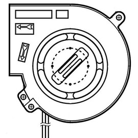 FAN BLOWER 97X33MM 12VDC WIRE
