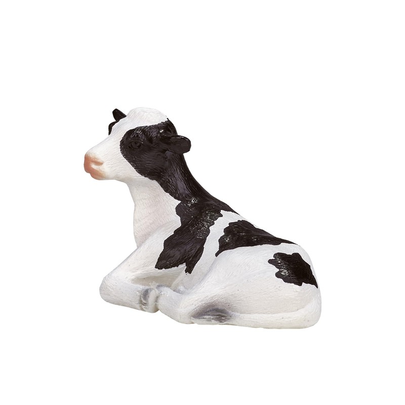 MOJO Holstein Calf Lying Down Toy Figure