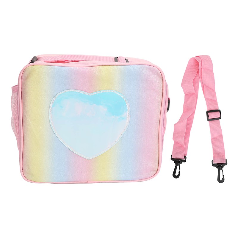 Lunch Bag Small Lunch Box Gradient Pink Reusable Leakage Proof