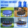 Festanlee 16 Pcs Pool Cover Weights with Hooks, Leakproof Swimming