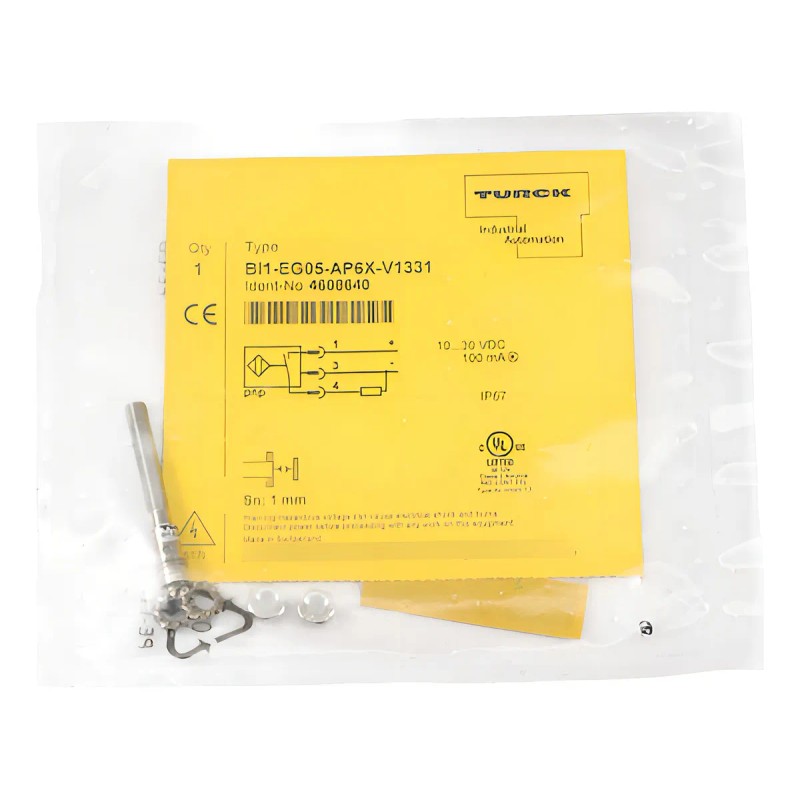 Sensor Proximidad Turck Bi1-eg05-ap6x-v1331 PNP IP67 Autom. Industrial