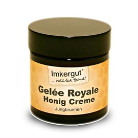 Imkergut Royal Jelly Cream, 100% Natural, Anti-Ageing, Honey Face Cream, 50 ml Jar