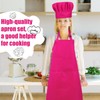 SATINIOR 2 Pcs Chef Costume for Women Men Chef Hat
