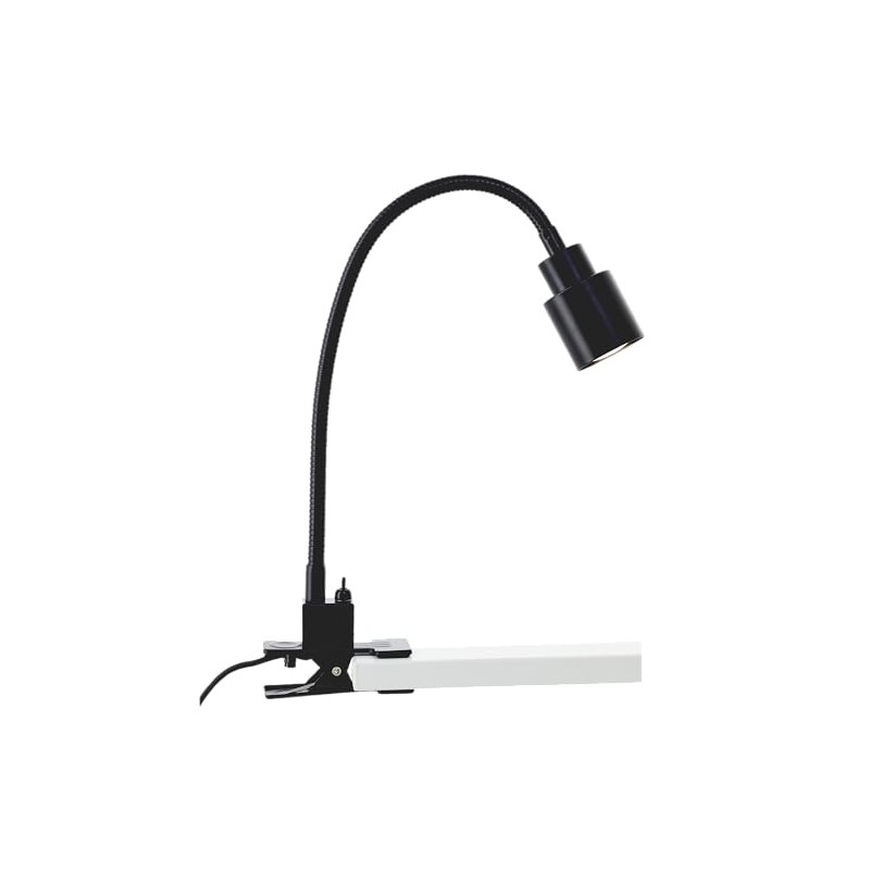 Lightbox Clamp Lamp in Black - Includes LED - GU10-300lm