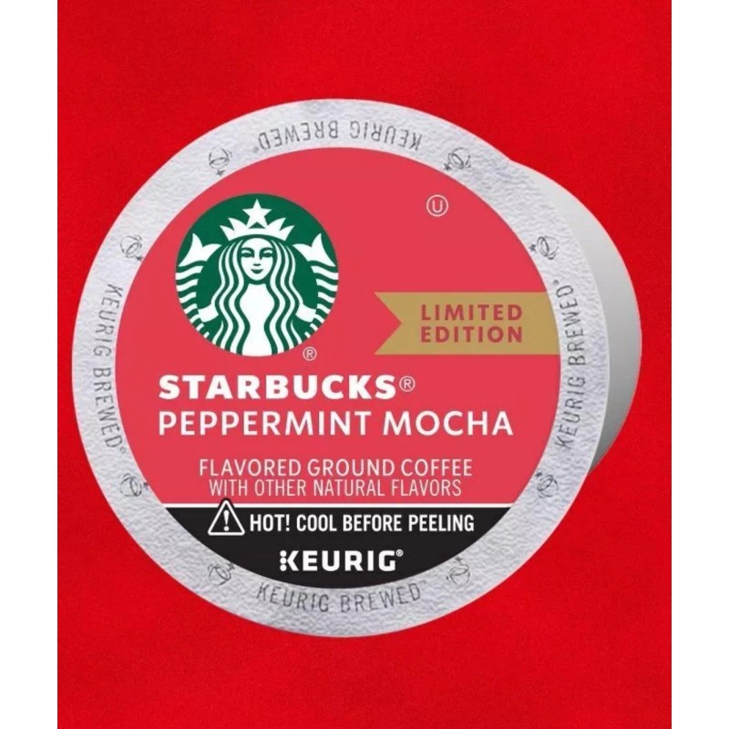 STARBUCKS Peppermint Mocha K-Cup Coffee Pods (22 Count)