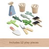 Fisher-Price Wood Pretend Play Toy Herb Garden & Tools Set,
