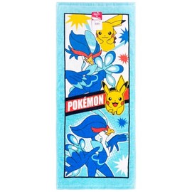 Hayashi FP408000 Face Towel, Approx. 13.4 x 31.5 inches (34 x 80 cm), Pokémon Venival