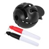 Golf Triple Lines Clip,Double-Sided Golf Ball Alignment Tool for Straight