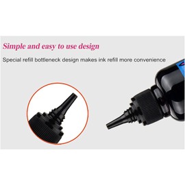 Aomya Inkjet Refill Kit for Canon PGI-545 PGI-540 PGI-550 CLI-551 PGI-570 CLI-571 PGI-580 PGI-525 PGI-520 CLI-521 Refillable Ink Artridge with 4 Syringes 3BK+CMY