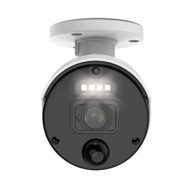 Swann Security Camera for NVR Recorders, 4K, 8 Megapixels, IP66 Specifications, Outdoor, Indoor, 8 MP, Equipped with Warning Light, Bullet Type, Security Camera, Color Night Vision Function, Single