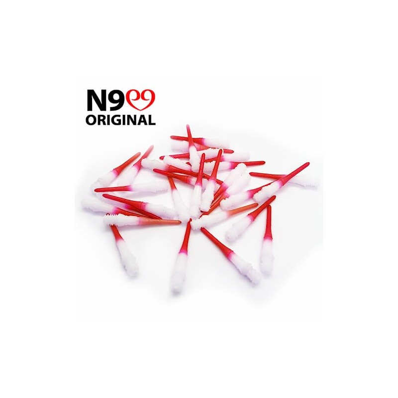 L-Style Premium Lippoint N9 TwinColor White Pack of 30 Red