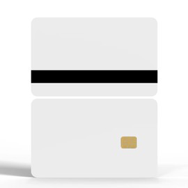 Lumanious 20 Pack SLE4442 Chip Cards w/HiCo 5/16inch (8.4mm) 2 Track Mag Stripe