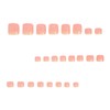IMRAIN Summer Press on Toenails Short Square Fake Toe Nails