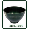 Dental Lab Mixing Bowl Flexible Alginate and Stone Medium Dark
