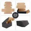 JIUZHOUXIN Shipping Boxes,7"x5"x2"Black Corrugated Cardboard Boxes, Which is Anti-Impact Come