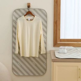 Foldable Portable Ironing Mat - Space-Saving Floor Ironing Pad Green Large