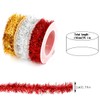 Thyonta 3PCS Christmas Decoration Wire Stripes DIY Woolen Wire with
