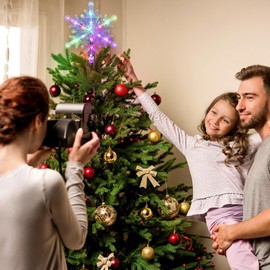 Christmas Tree Topper, Christmas Tree Topper, Christmas Tree Topper, Christmas Tree Topper, Christmas Tree Topper, Illuminated and Icicle Decoration