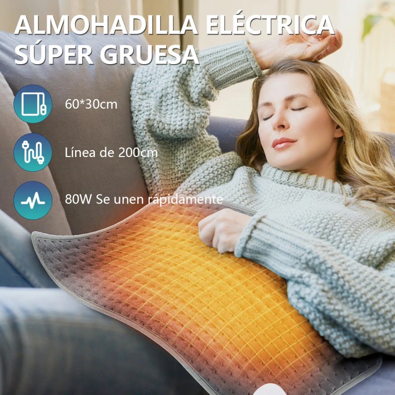 Compresa Caliente Eléctrica 9 Niveles Temperatura 60*30cm