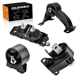 Engine Motor Mount & Trans Mount Replacement for 2008 2009 2010 Chrysler Town & Country 3.3L; 2008 2009 2010 Chrysler Town & Country 3.8L, Engine Mount Set of 4 Replaces OE# A5654 A5480 A5465 A5493